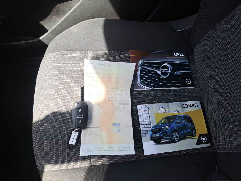 Opel COMBO CARGO 1.5 100 CH S/S L1H1 BVM5 STANDARD PACK CLIM 2020