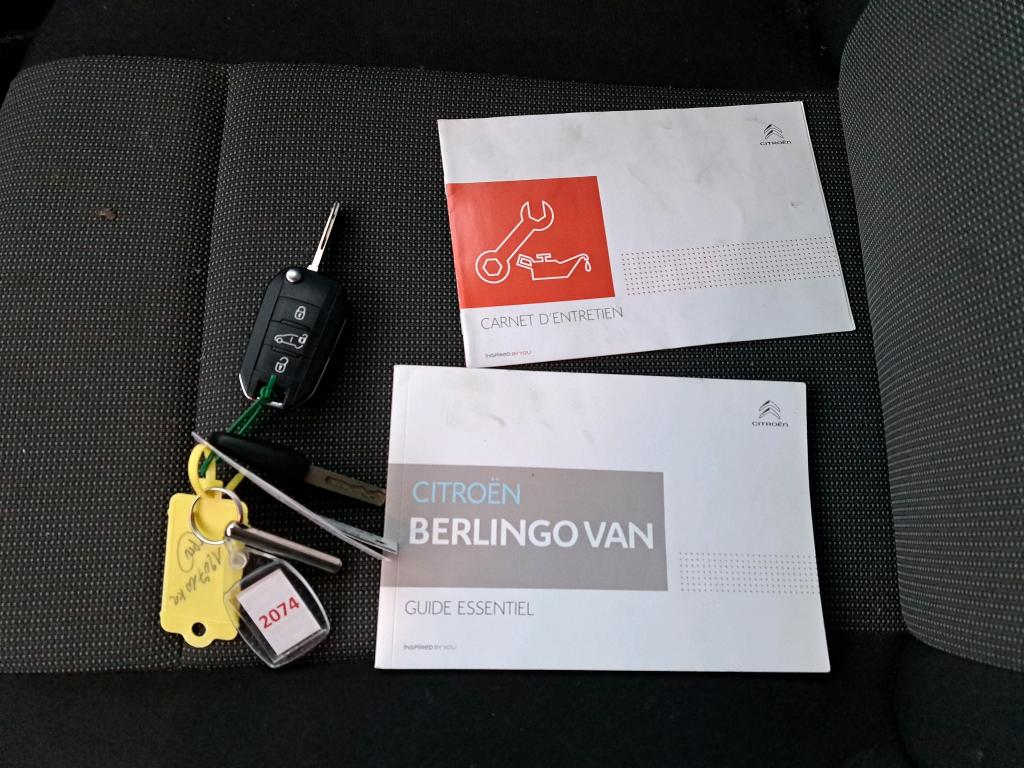 Citroen BERLINGO VAN M 650 BLUEHDI 100 S&S BVM5 DRIVER 2019