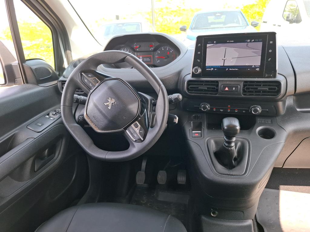 Peugeot PARTNER FOURGON STANDARD 650 KG BLUEHDI 100 S&S BVM6 ASPHALT 2022