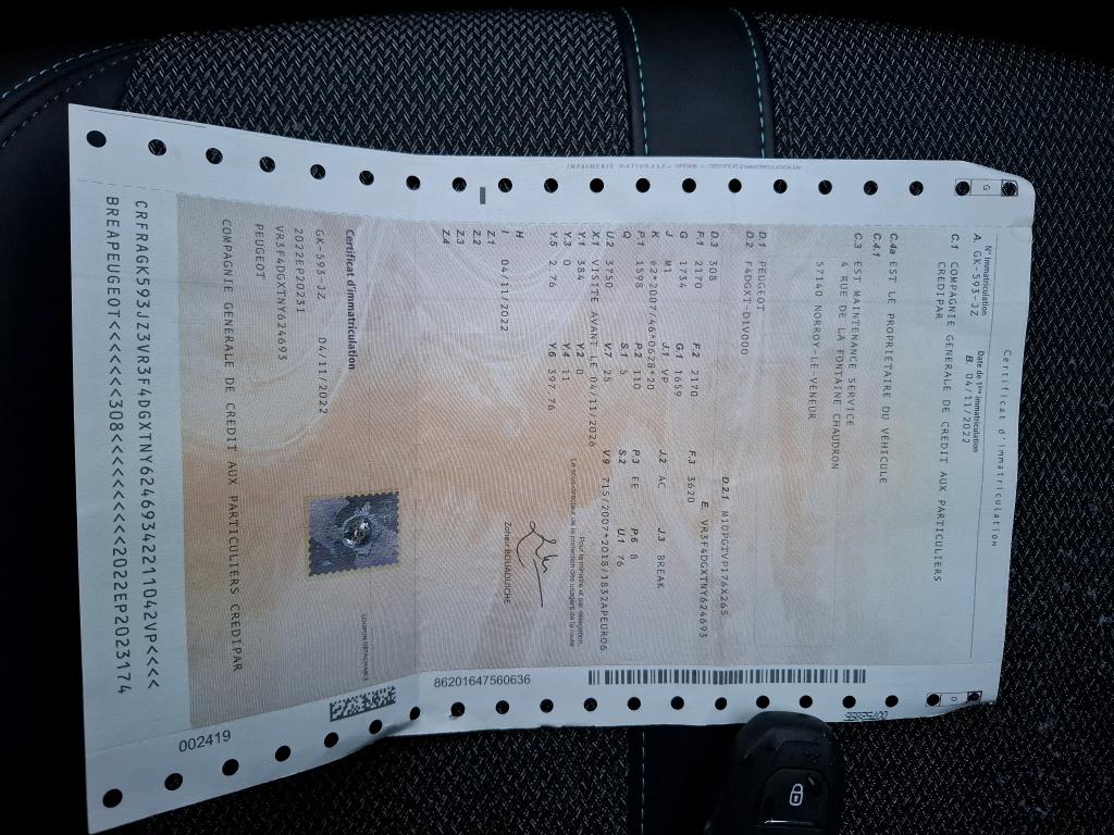 Peugeot 308 SW PHEV 180 e-EAT8 Allure Pack 2022