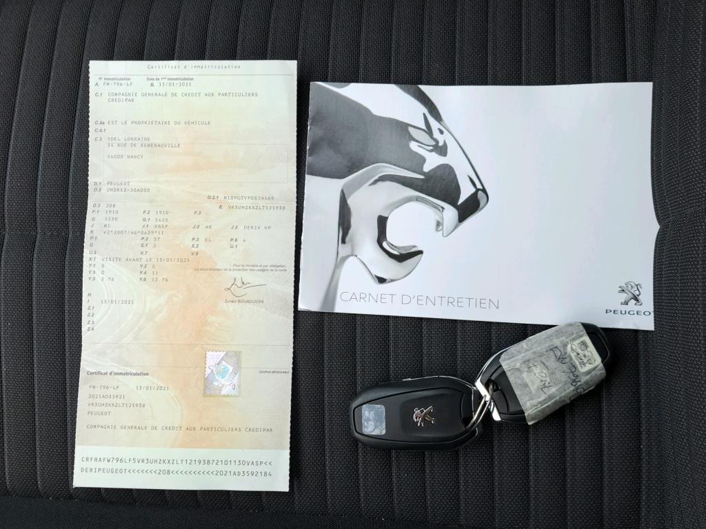 Peugeot 208 ELECTRIQUE 50 KWH 136 ACTIVE BUSINESS R 2021