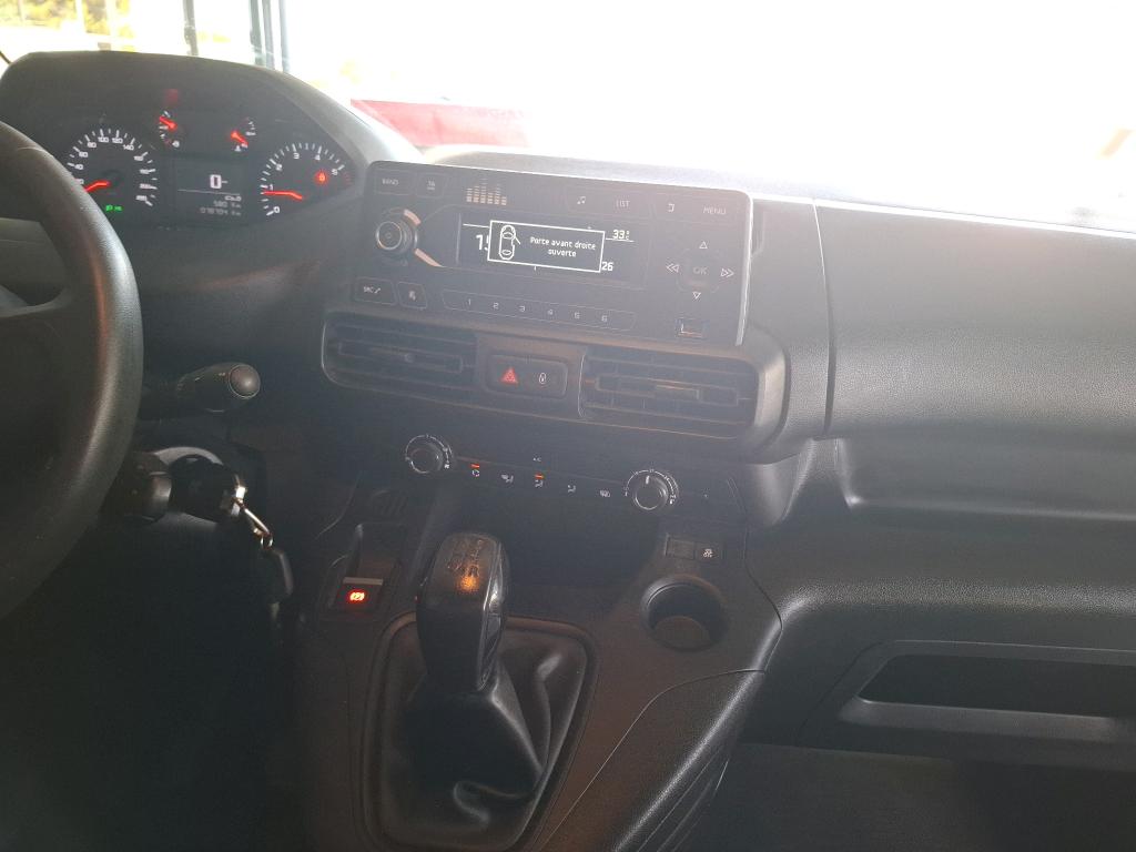 Peugeot PARTNER FOURGON STANDARD 650 KG BLUEHDI 100 S&S BVM5 PREMIUM 2020