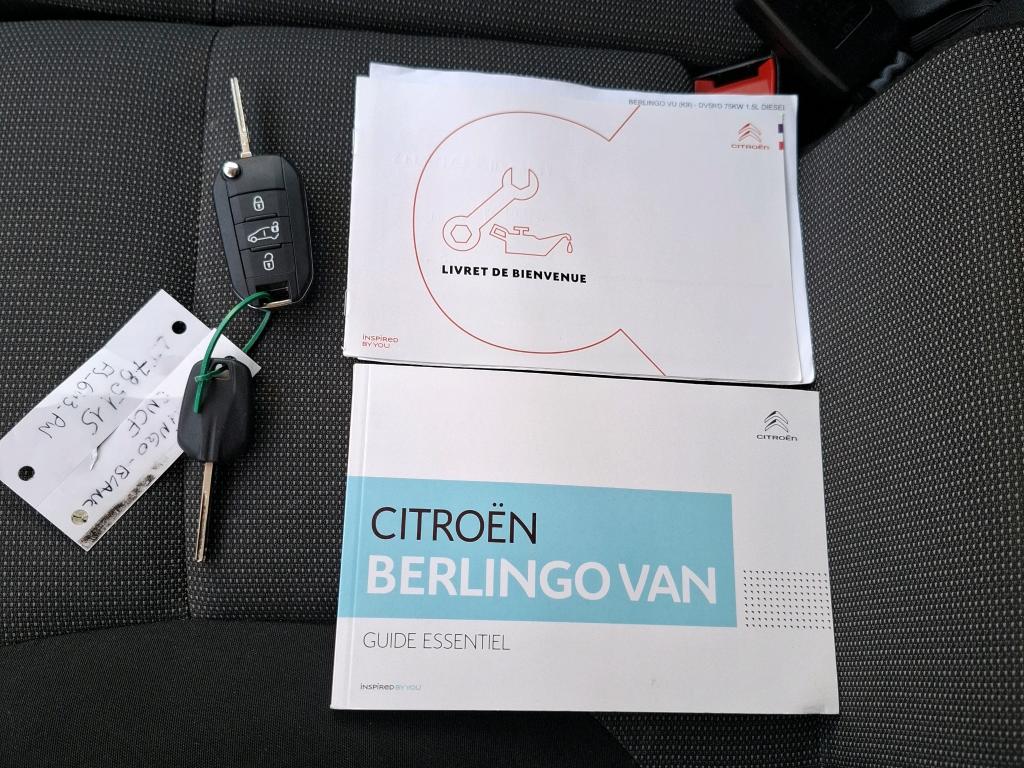 Citroen BERLINGO VAN M 650 BLUEHDI 100 S&S BVM5 CLUB 2020