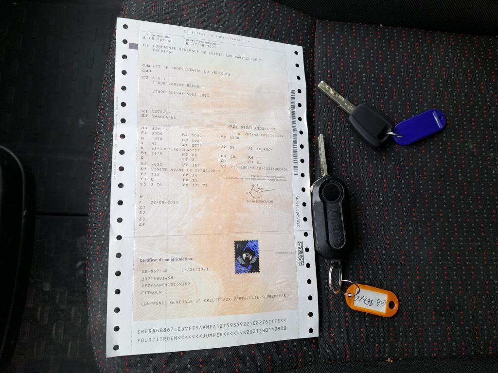 Citroen JUMPER TOLE 30 L1H2 BLUEHDi 120 S&S BVM6 CLUB 2021