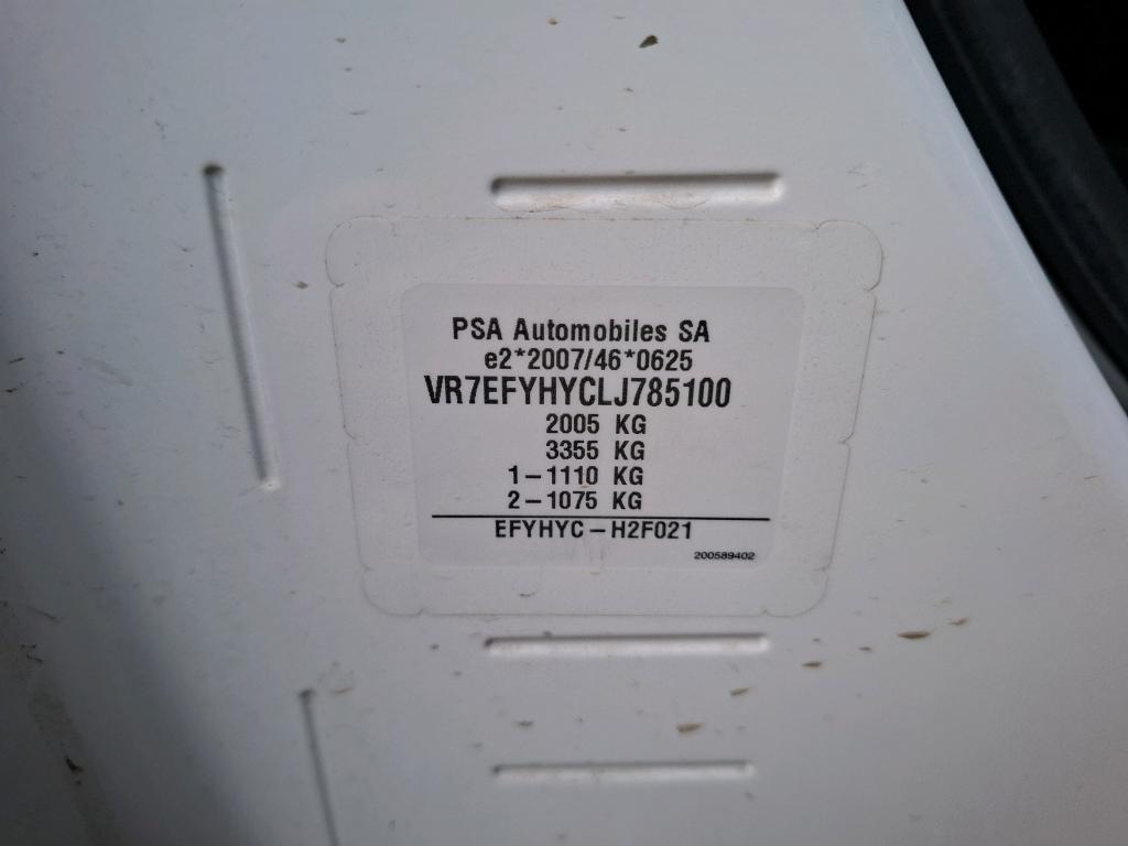 Citroen BERLINGO VAN M 650 BLUEHDI 100 S&S BVM5 CLUB 2020