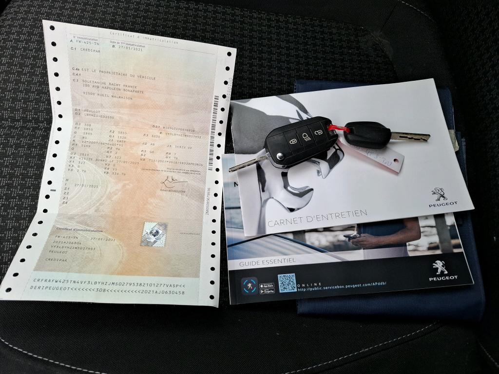 Peugeot 308 AFFAIRE BLUEHDI 130 S&S BVM6 PREMIUM PACK 2021