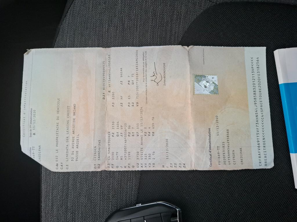 Citroen Grand C4 Spacetourer PureTech 130 S&S EAT8 Business 2020