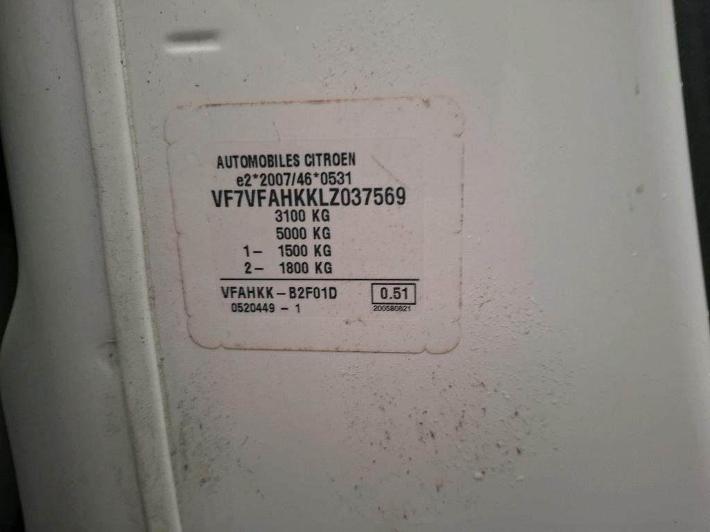 Citroen JUMPY FGN M BLUEHDI 120 S&S BVM6 CLUB 340 NM 2020