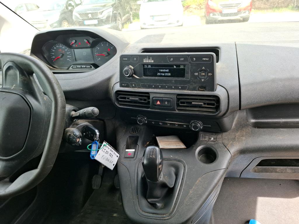 Peugeot PARTNER FOURGON STANDARD 650 KG BLUEHDI 100 S&S BVM5 PREMIUM 2020