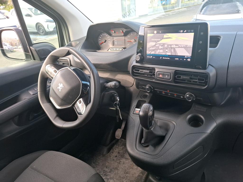 Peugeot PARTNER FOURGON STANDARD 650 KG BLUEHDI 100 S&S BVM5 ASPHALT 2021