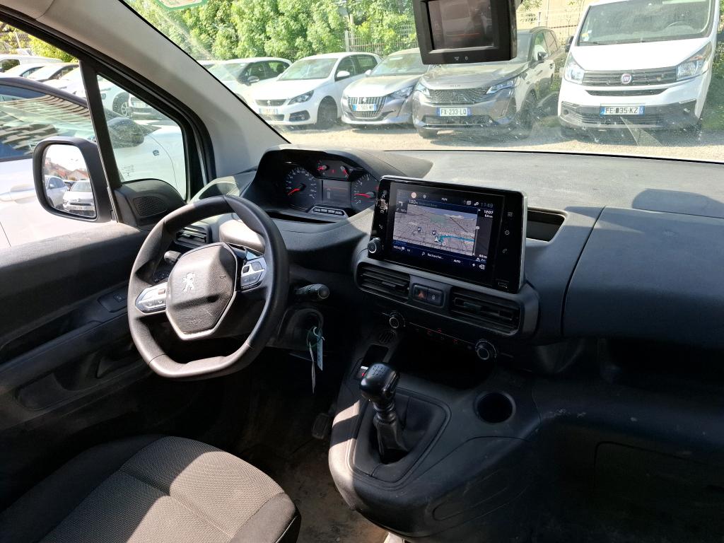 Peugeot PARTNER FOURGON STANDARD 650 KG BLUEHDI 100 S&S BVM6 ASPHALT 2021
