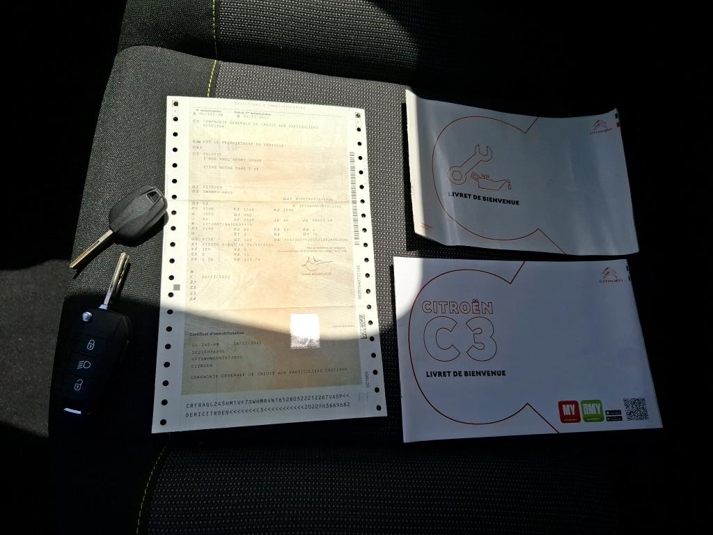 Citroen C3 SOCIETE PURETECH 83 S&S BVM FEEL NAV 2022