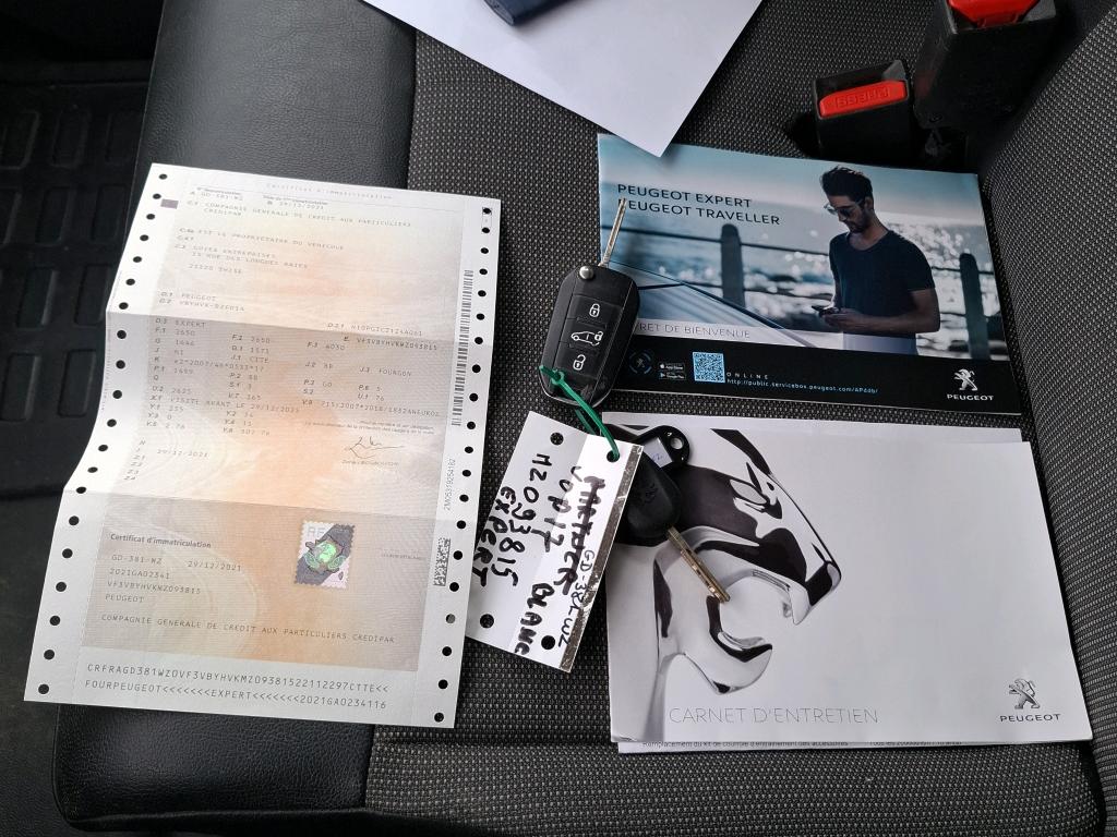 Peugeot EXPERT FGN TOLE COMPACT 1.5 BLUEHDI 120 S&S BVM6 PREMIUM 2021