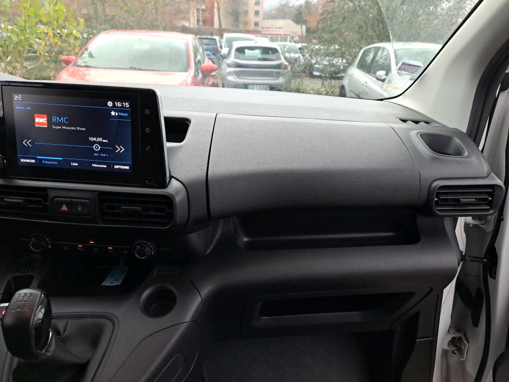 Peugeot PARTNER FOURGON STANDARD 650 KG BLUEHDI 100 S&S BVM5 PREMIUM 2021