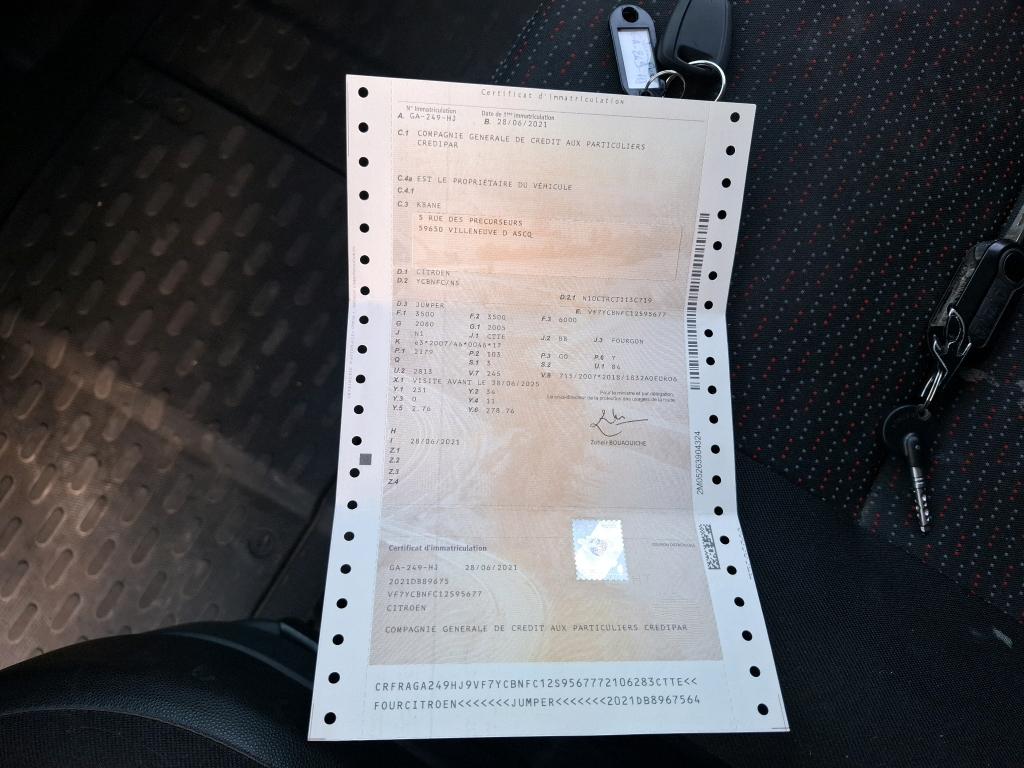 Citroen JUMPER TOLE 35 L3H2 BLUEHDi 140 S&S BVM6 DRIVER 2021