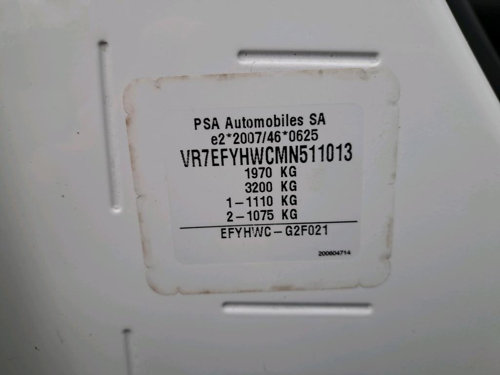 Citroen BERLINGO VAN M 650 BLUEHDI 75 S&S BVM5 CLUB 2021