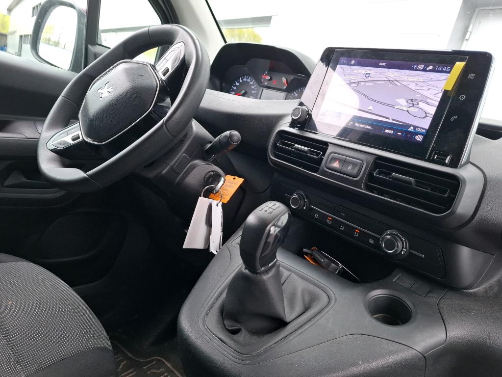 Peugeot PARTNER FOURGON STANDARD 650 KG BLUEHDI 100 S&S BVM5 ASPHALT 2021