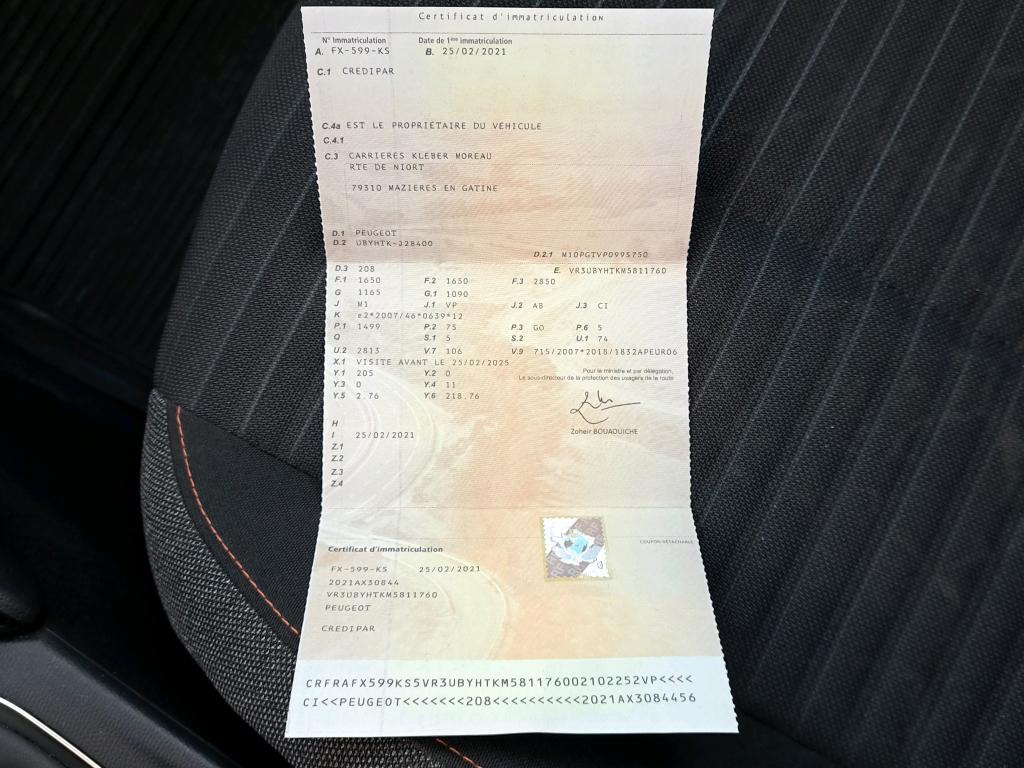 Peugeot 208 BlueHDi 100 S&S BVM6 Active 2021