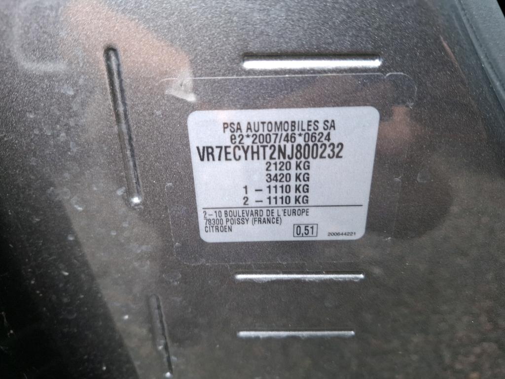 Citroen Berlingo Taille M BlueHDi 100 S&S BVM6 Feel 2022