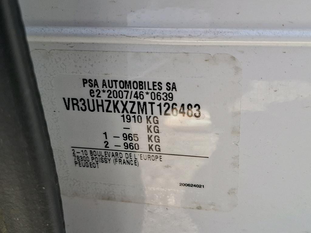 Peugeot 208 Electrique 50 kWh 136ch Active Pack 2021
