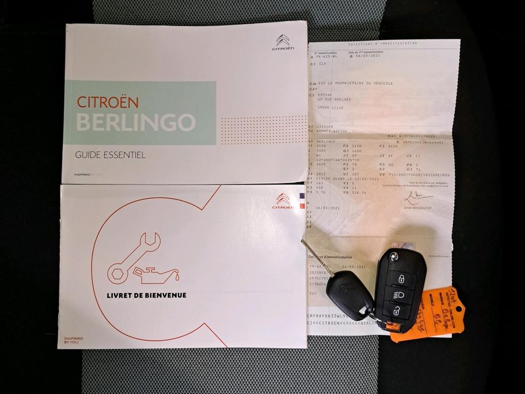 Citroen Berlingo Taille M BlueHDi 100 S&S BVM6 Feel Pack 2021