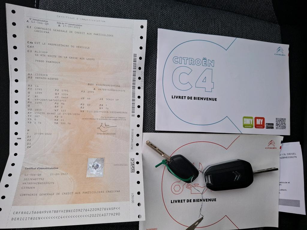 Citroen C4 SOCIETE BLUEHDI 130 S&S EAT8 FEEL NAV BUSINESS R 2022