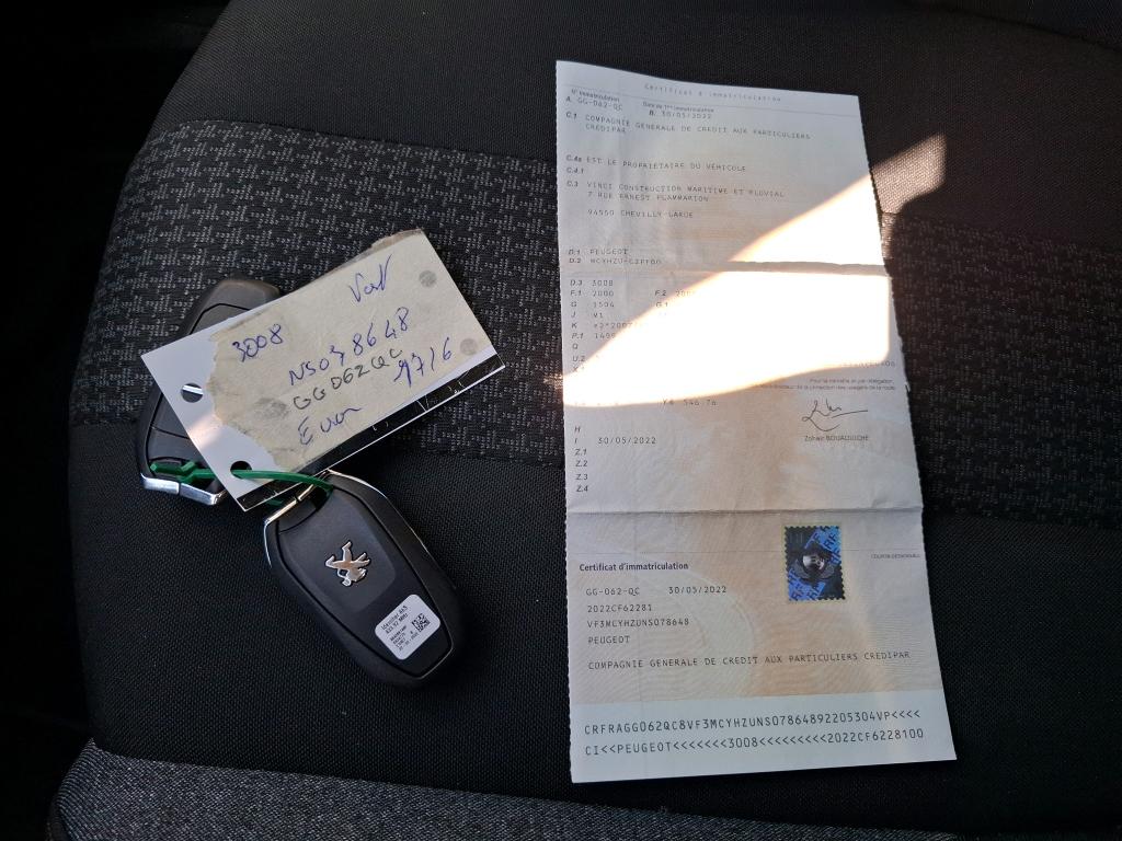Peugeot 3008 BlueHDi 130ch S&S EAT8 Active Pack 2022