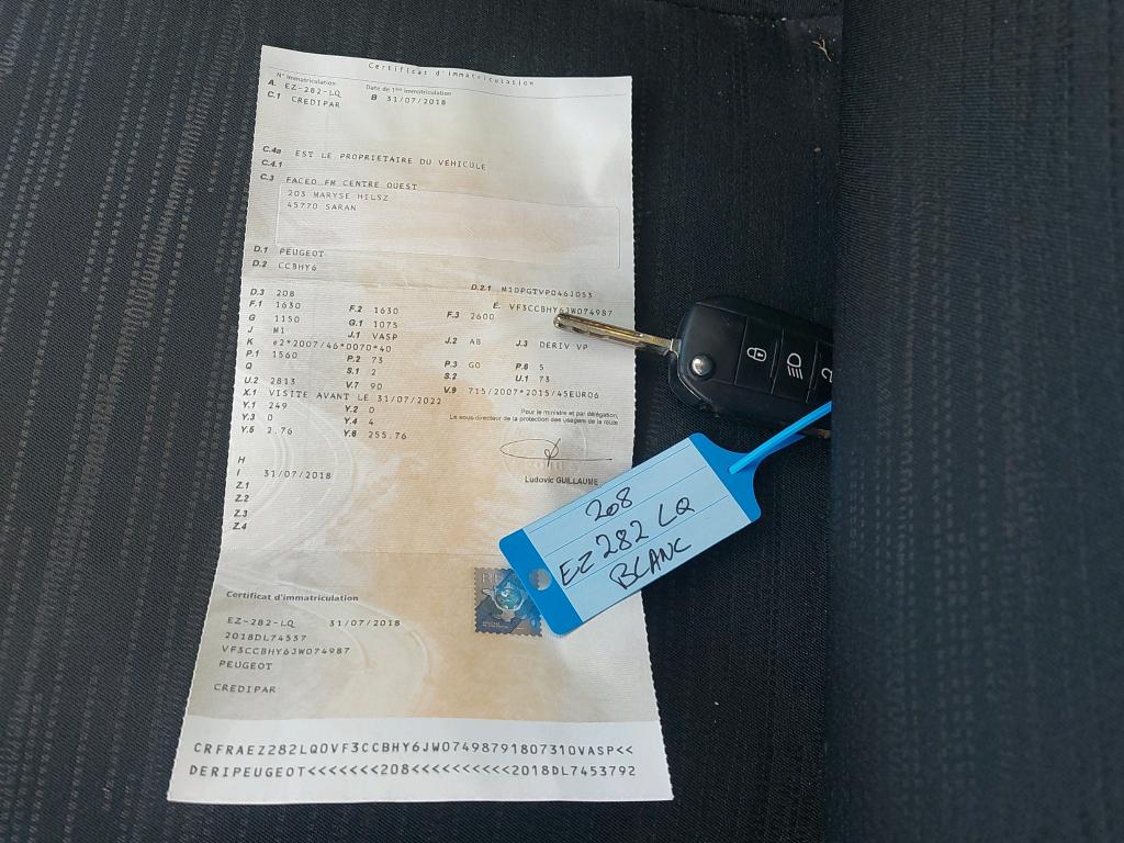 Peugeot 208 AFFAIRE 1.6 BLUEHDI 100 BVM5 PREMIUM PACK 2018