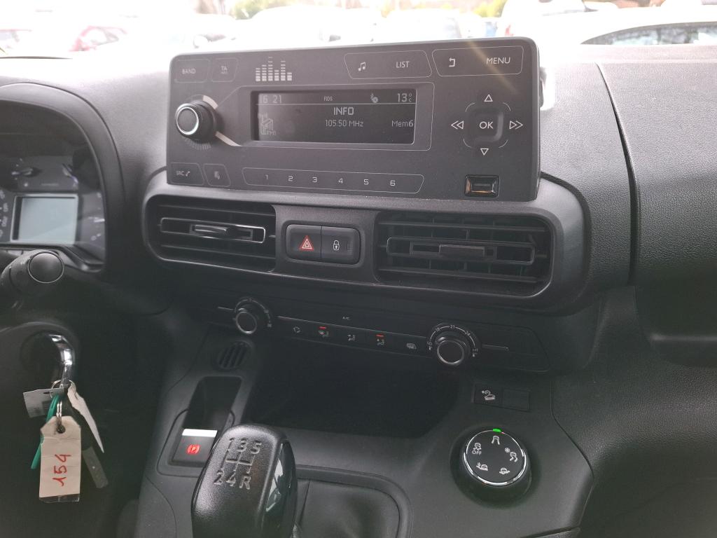 Citroen BERLINGO VAN M 650 BLUEHDI 100 S&S CLUB 2019