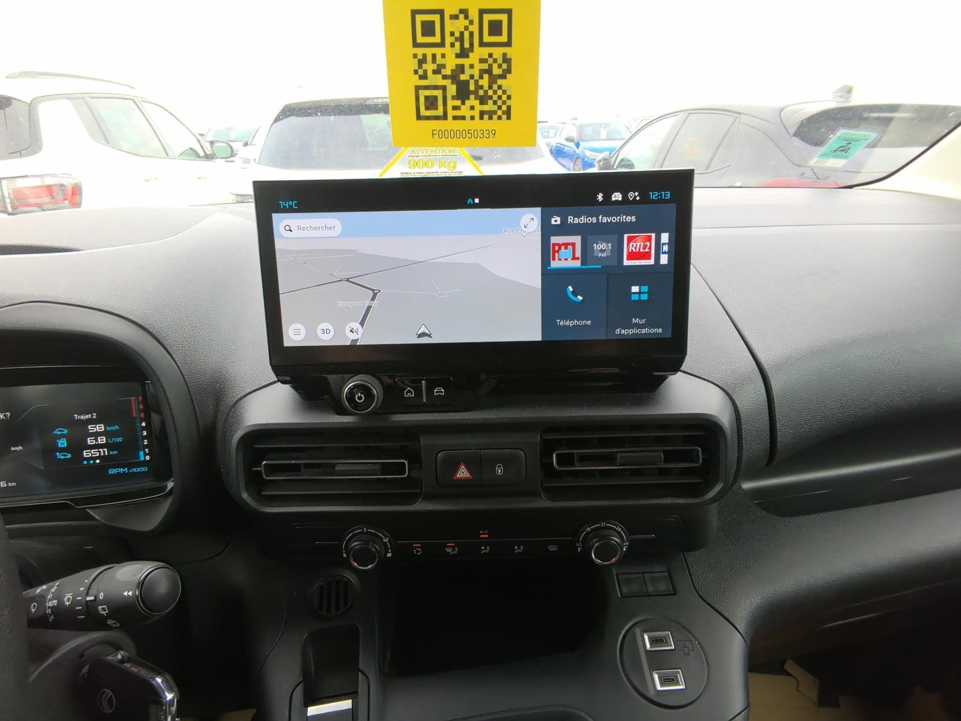 Citroen BERLINGO VAN TAILLE XL 950KG BLUEHDI 100 S&S BVM6  2024