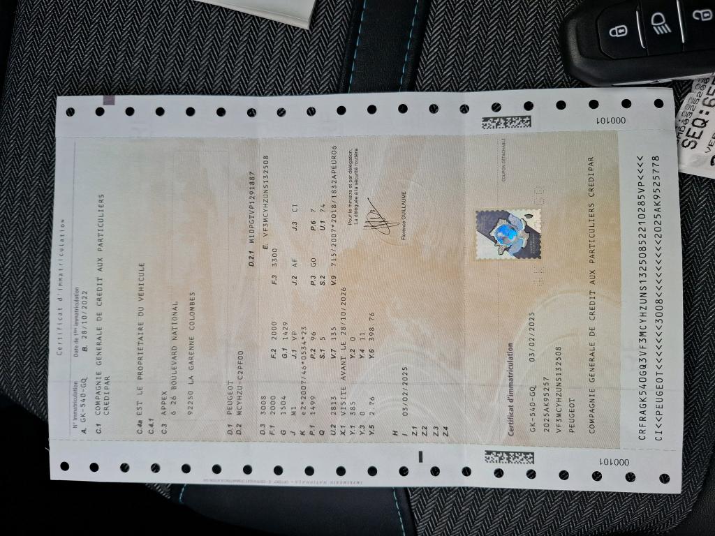 Peugeot 3008 BlueHDi 130ch S&S EAT8 Allure Pack 2022