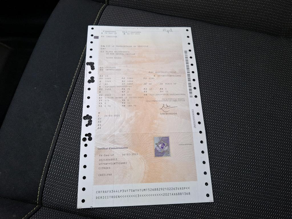 Citroen C3 SOCIETE BLUEHDI 100 S&S BVM6 FEEL NAV 2021