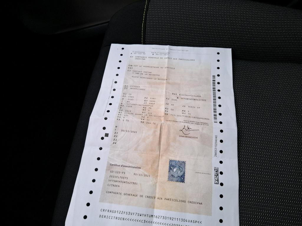 Citroen C3 SOCIETE BLUEHDI 100 S&S BVM6 FEEL NAV 2021