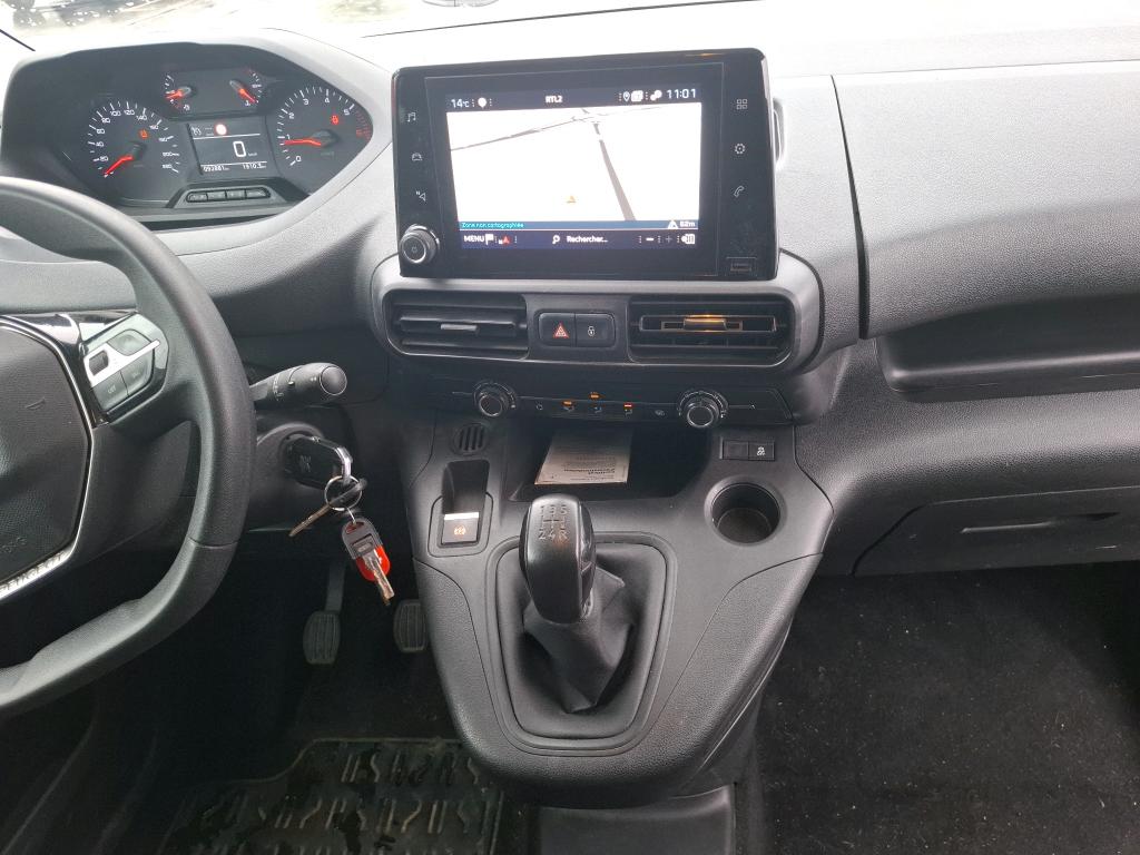 Peugeot PARTNER FOURGON STANDARD 650 KG BLUEHDI 100 BVM5 ASPHALT 2019