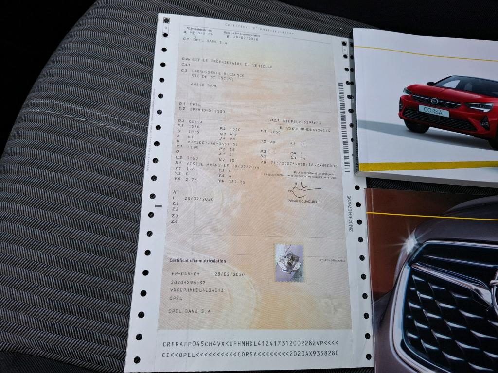 Opel Corsa 1.2 75 ch BVM5 Edition 2020