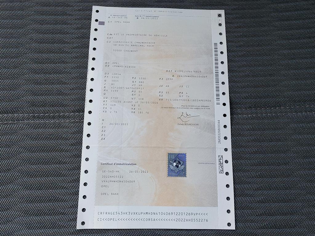 Opel CORSA F 