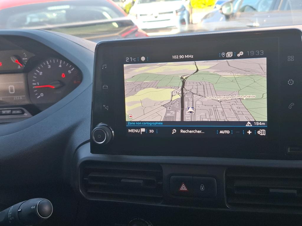 Peugeot PARTNER FOURGON STANDARD 650 KG BLUEHDI 130 S&S EAT8 ASPHALT 2021