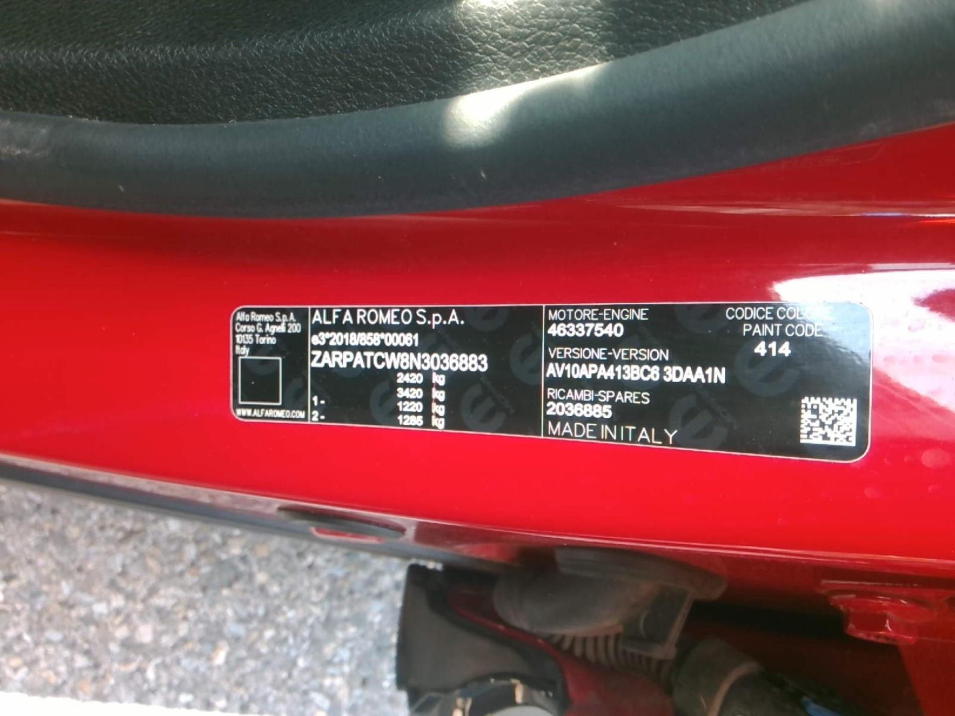 ALFA ROMEO Tonale 1.3 Hybride Rechargeable PHEV 280ch AT6 Q4 Ti 2023