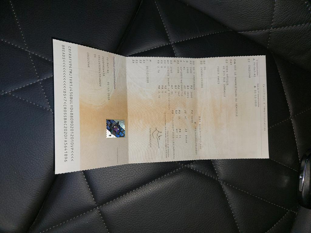 DS DS7 Crossback Hybride E-Tense 300 EAT8 4x4 Grand Chic 2020