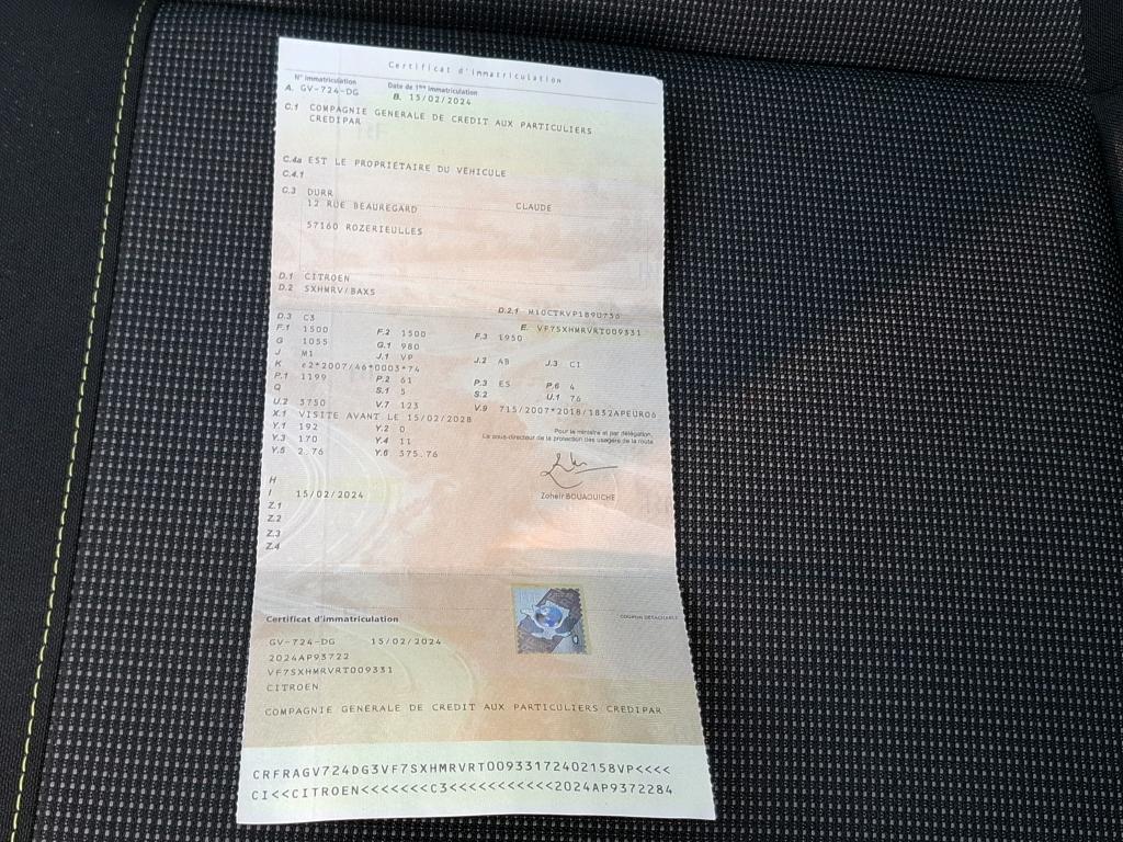 Citroen C3 PureTech 83 ch BVM5 You 2024