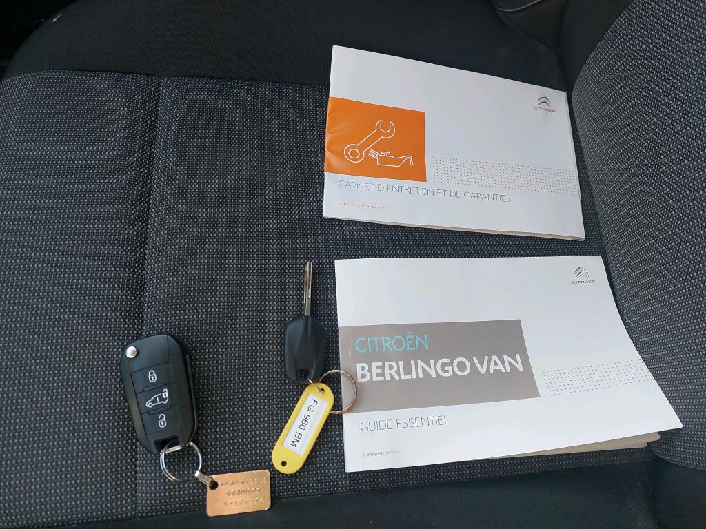 Citroen BERLINGO VAN M 650 BLUEHDI 100 S&S CLUB 2019