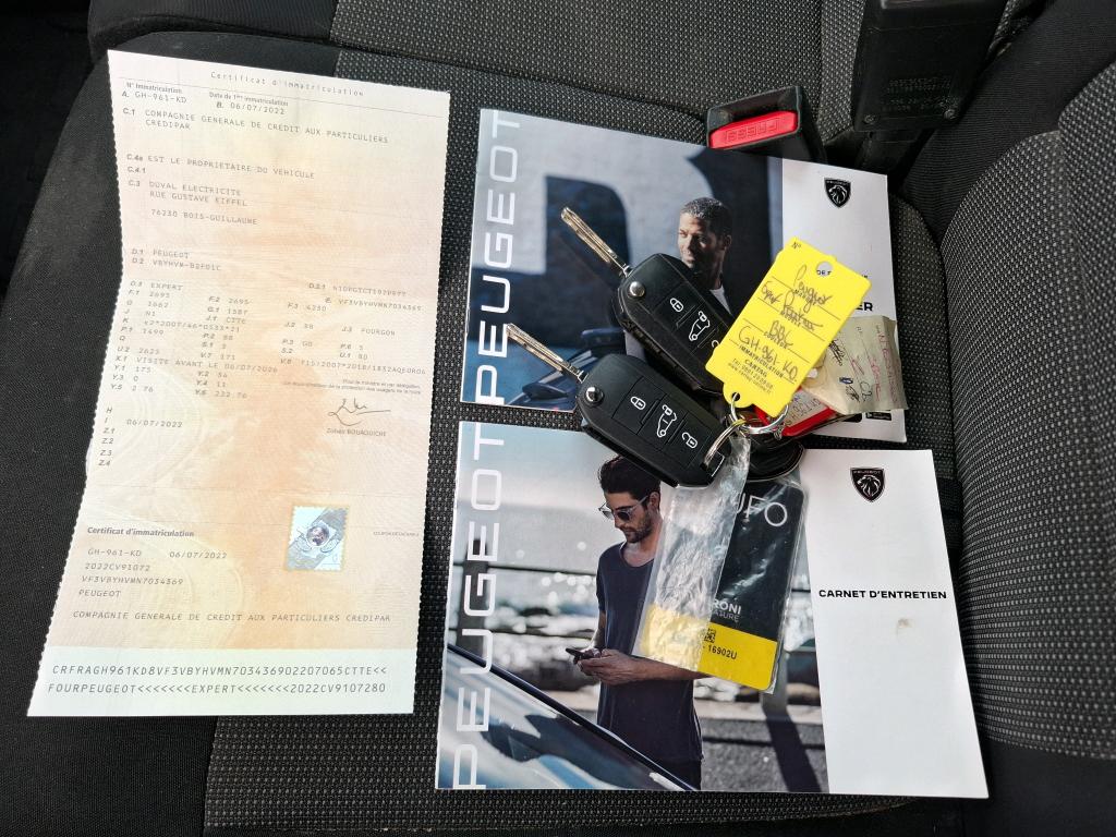 Peugeot EXPERT FGN TOLE STANDARD 1.5 BLUEHDI 120 S&S BVM6 ASPHALT 2022