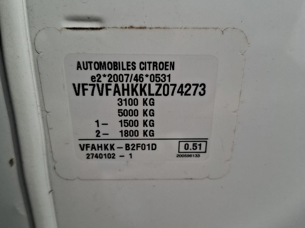 Citroen JUMPY FGN M BLUEHDI 120 S&S BVM6 DRIVER 340 NM 2020