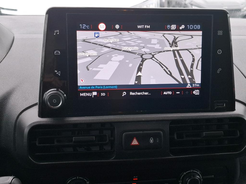 Peugeot PARTNER FOURGON STANDARD 650 KG BLUEHDI 100 S&S BVM5 ASPHALT 2019