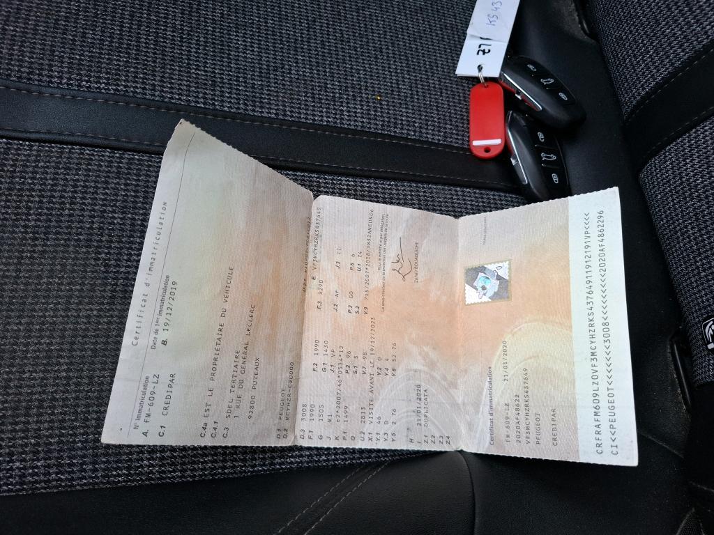 Peugeot 3008 BlueHDi 130ch S&S EAT8 Allure Business 2019