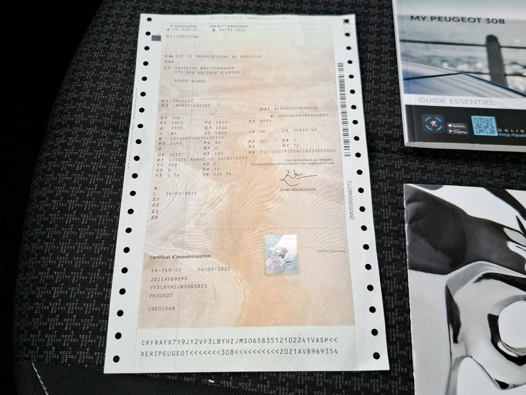 Peugeot 308 AFFAIRE BLUEHDI 130 S&S BVM6 PREMIUM PACK 2021