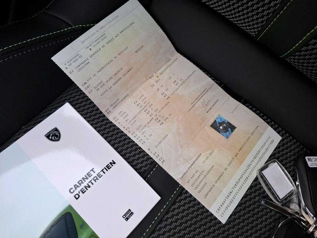 Peugeot 208 Hybrid 145 ch e-DCS6 GT 2025