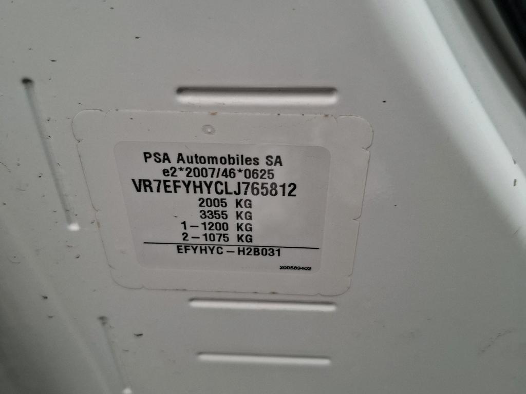 Citroen BERLINGO VAN M 650 BLUEHDI 100 S&S BVM5 CLUB 2020