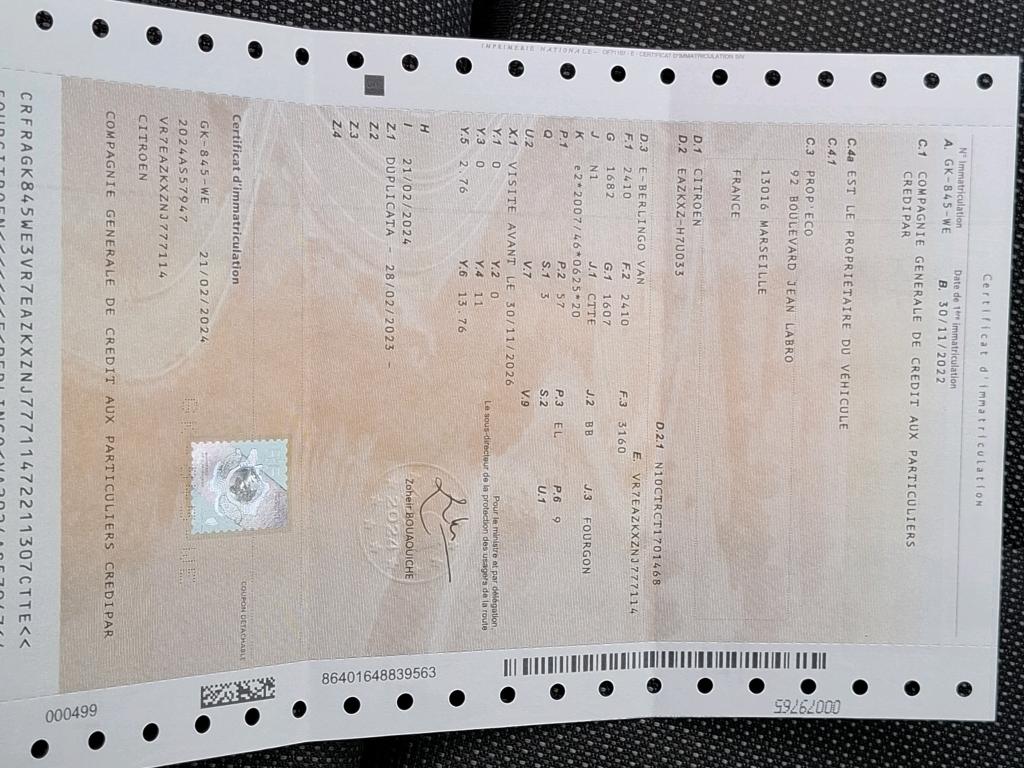 Citroen E-BERLINGO VAN M 800 100 KW (136 CH) BATTERIE 50 KWH DRIVER 2022