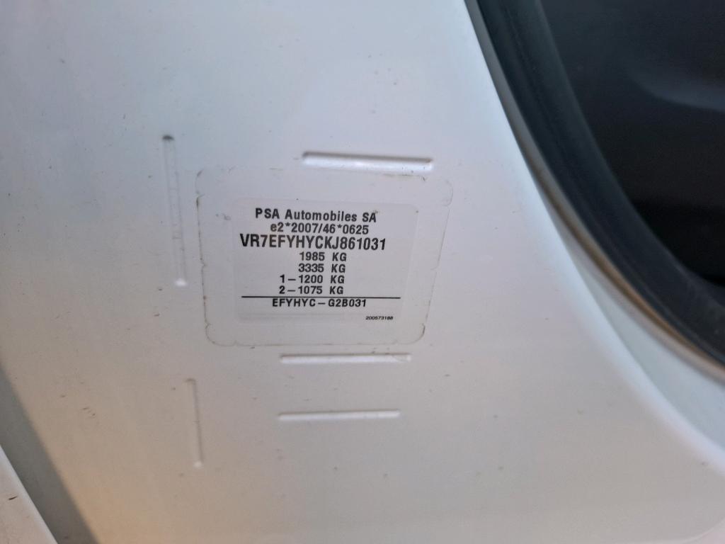 Citroen BERLINGO VAN M 650 BLUEHDI 100 S&S BVM5 CLUB 2019